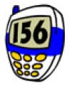 Mobil s tel. číslem 156 (převzatý ilustrační obrázek)