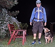 Tohle už je sice foceno doma, ale je to ukázka, jak jsme vypadali v posledním úseku cesty